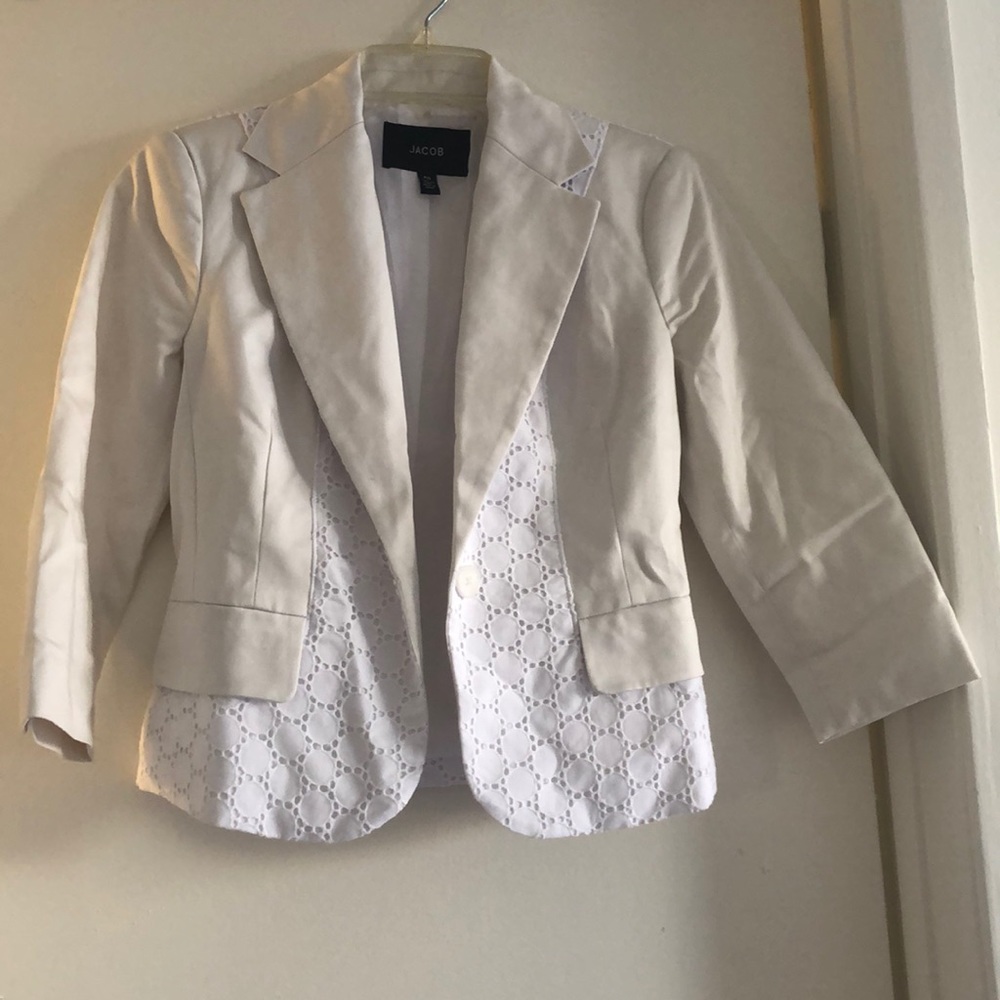 White blazer
